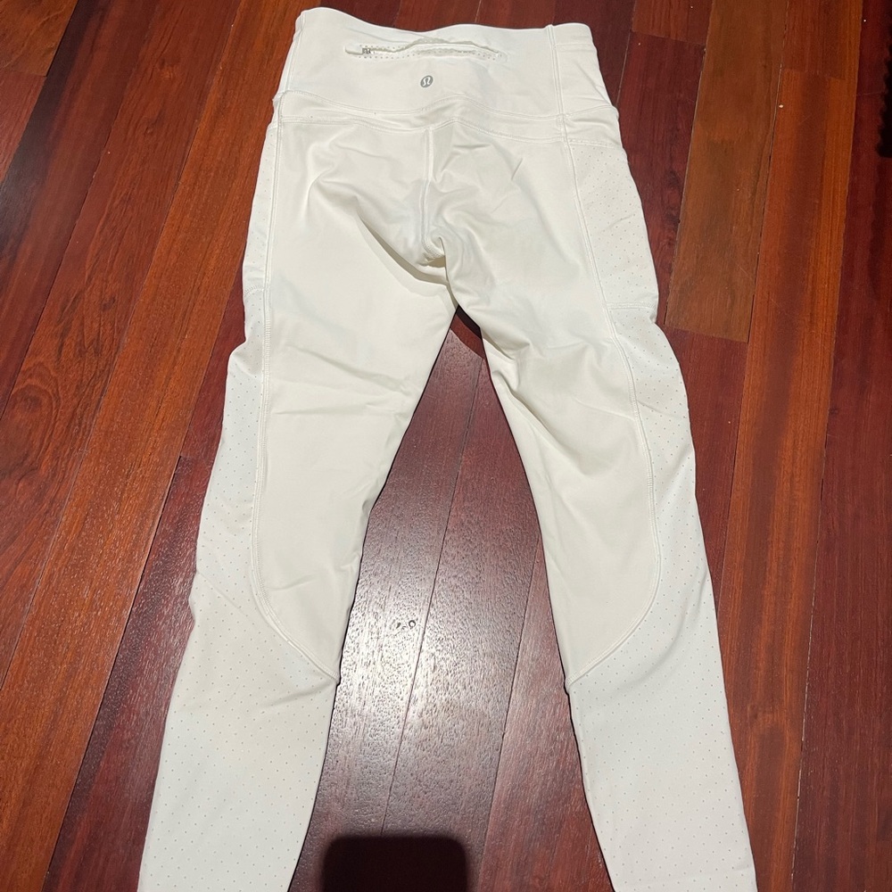 Lululemon White Leggings size 4